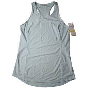 New NWT Zella Yoga Studio Athletic Tank Top Racerback Light Blue Size Women's S